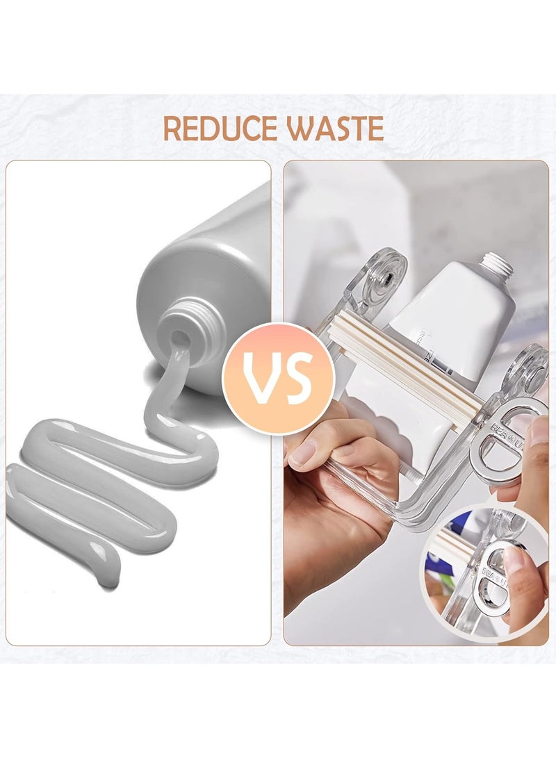 CMGTYYD 2Pcs Plastic Tube Squeezer Roller – Durable Tube Wringer for Paint, Toothpaste, Hair Color – Ideal for Artists, Salons, DIY & Everyday Use (White+Black) - Image 3